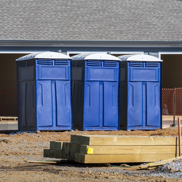 do you offer hand sanitizer dispensers inside the porta potties in Clark